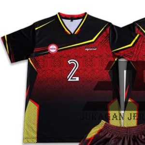 Setelan dan atasan jersey Bola voli Pria wanita Uniseks 36155 Fullprinting sublimation Size S M L XL XXL 3XL