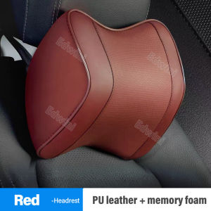 Memory Foam Car Neck Pillow Lumbar Back Support Protective Breathable Car Headrest Cushion Relieve Stress Car Seat Pillow Waist