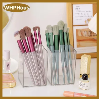 WHPHous Bút Container Rắn Acrylic Đa Chức Năng Máy Tính Để Bàn Trang Điểm Bàn Chải Bút Chì Chủ Container Nhà Cung Cấp Bút Tổ Chức Bút Nồi