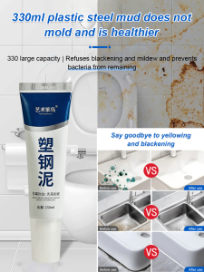 White multifunctional waterproof bathroom sealant Kitchen Countertop Sealant Professional Plumbing Adhesive Bathroom Sink Caulking Waterproof Sealant Gap Filler Anti Mold Fast Curing