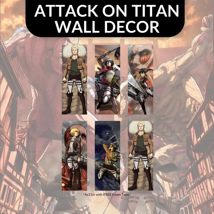 Attack on Titan Wall Decor Lazada PH