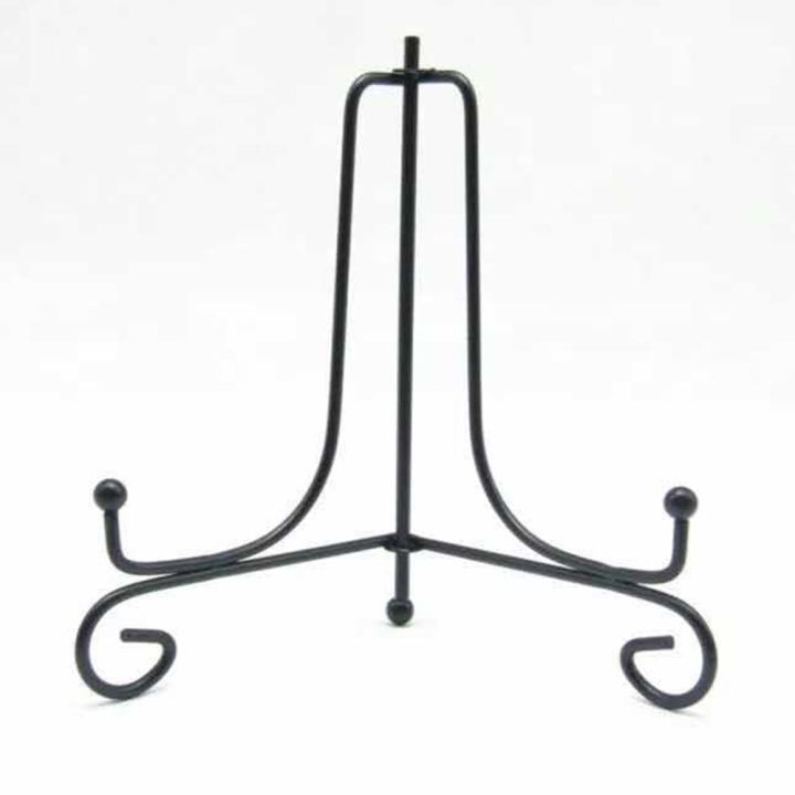 Storage Stand Tray Support Black Iron Plate Craft Book Holder Diy ...