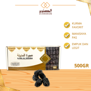 Kurma Ajwa Madina Premium 500gr / Bebas Gluten / ajwa oleh oleh haji dan umroh shabani store