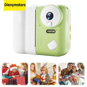 Kids Compact Instant Print Camera HD 1080P Digital Camera with 3 Rolls Print Paper for Easy Use and Fun