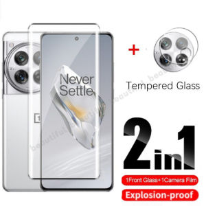 OnePlus 12R Glass For OnePlus 12 12R 11 11R ACE3 1+12 1+11R 1+12R Tempered Glass 3D Camera Back Lens Protective Glass Full Cover Front Film Scratch-resistant OnePlus12 R