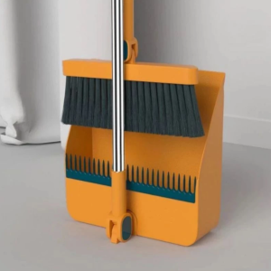 Set Sapu Pengki Lipat Serbaguna Alat Pembersih Lantai Otomatis Sapu Lantai Pengki Set Dengan Serok Rambut Alat Pembersih Lantai