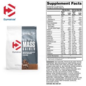 Dymatize Super Mass Gainer Weight Gainer (12lbs/5.4kg)