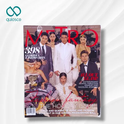 PRELOVED METRO Magazine December 2011 Gary Valenciano Jay-R Christian Bautista