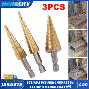 COD Promo Mata Bor Spiral Titanium Coated 3PCS