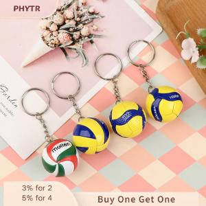 PHYTR HOT PVC Volleyball Keychain Ornaments Business Volleyball Gifts Beach Ball  Key Chain