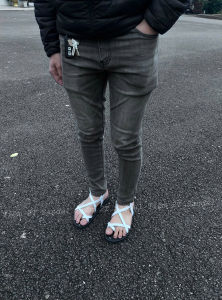 Giày Sandal Xỏ Ngón Màu Trắng dành cho nam Full size từ 38-43 thích hợp mang đi học đi chơi đi làm