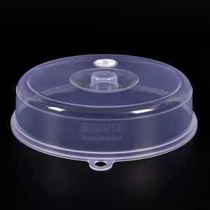 baoda Christmas Gift Clear Microwave Plate Cover Food Dish Lid Ventilated Steam Vent Kitchen Cooking