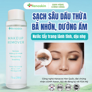 Nước Tẩy Trang Sinh Học Makeup Remover 200ML - Tinh Chất Nha Đam Giấm Táo Nước Biển Sâu Giúp Sạch Dầu Thừa