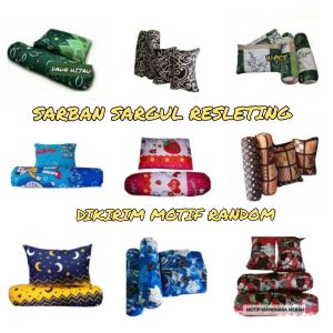 Sarung bantal dan guling pakai resleting ukuran standar