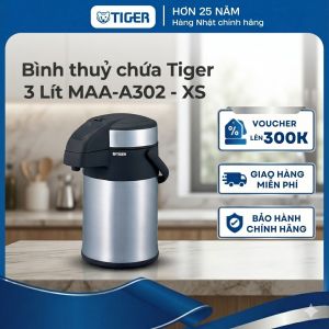 Bình thủy chứa ruột chân không Tiger 3 Lít - Công nghệ chống bám bẩn - MAA-A302 - Hàng chính hãng