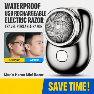Portable Waterproof Electric Razor Mini Beard Razor Travel Razor