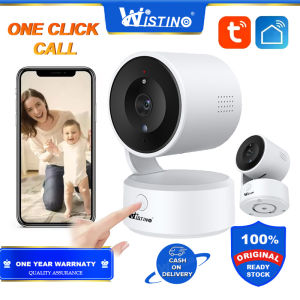 Wistino 3MP Tuya Smart ONVIF 2.4Ghz WiFi Motion Tracking Sound Detection Security 5MP Indoor PTZ Wireless CCTV IP Surveillance Camera Siren