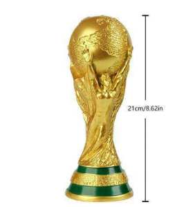 [2022 Original ] Golden World Cupfootball Champion Hercules Cup Trophy Model Soccer Match Souvenir Fan Supplies Home Decoration Accessories Decor