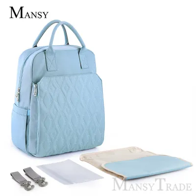 Mansy Fashion Mummy Multifunction Maternity Nappy Bag Large Capacity Baby Diaper Bag Travel Backpack Nursing Bag for Baby Care with Waterproof mother bag