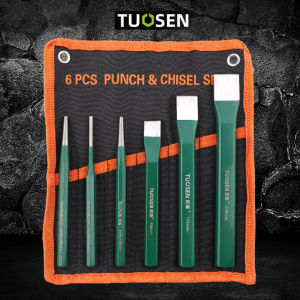Metal punch chisels rubberized gouge chisels