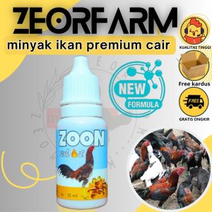 minyak ikan cair perawatan bulu dan nafsu makan10ml zoon zeorfarm