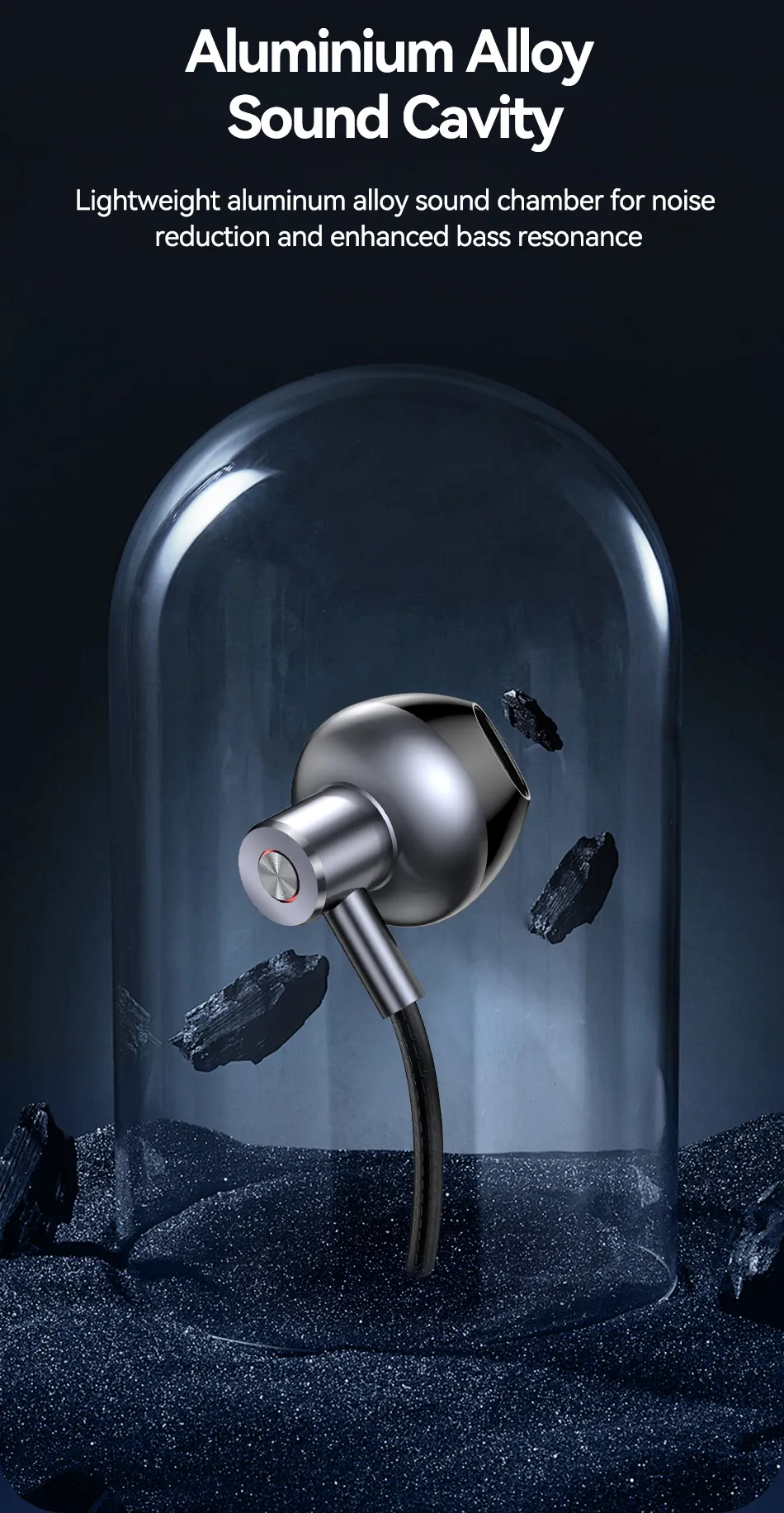 Rocoren Écouteurs Hi-Fi Puissants avec Micro – Jack 3.5mm Universel pour Téléphones Android