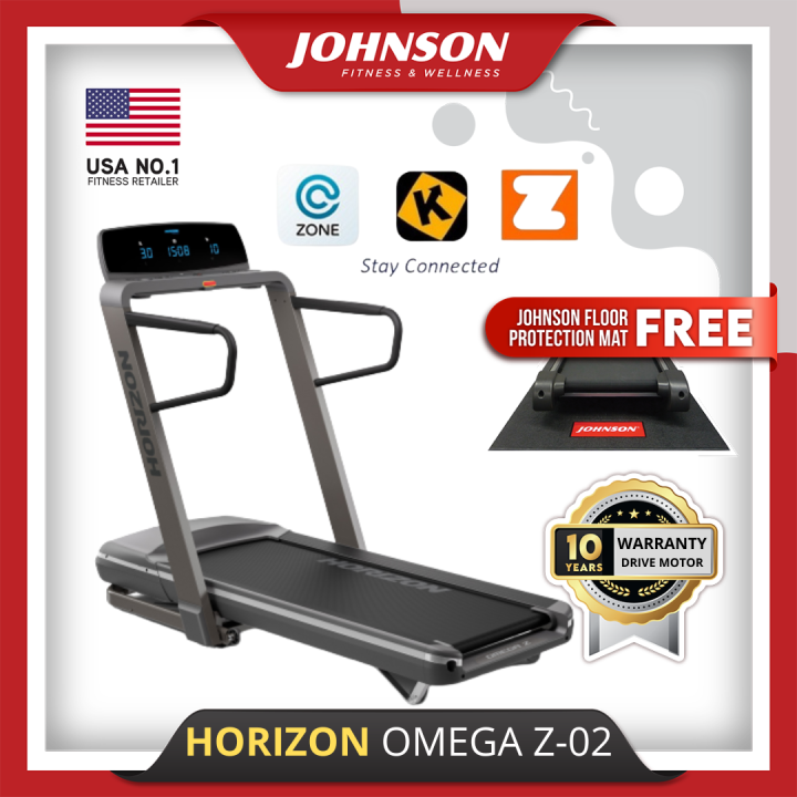 Johnson Fitness Horizon 0megaZ-02 Treadmill [DARK COLOUR]