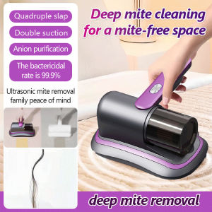 Wireless Mite Remover Household Device For Family Adult Care/High Power UV Sterilization/Allergen Protection/Sensitive Skin Sleep Solution