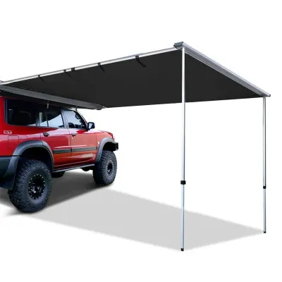 BLACKWORM Car Tent 2×2m Toldo 4WD Car Roof Tent Awning Roof Up 420D Awning Sun Shade Side Tent
