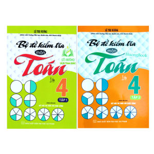 ách - Combo Bộ Đề Kiểm Tra Môn Toán Lớp 4 Tập 1 + 2 (Dùng Kèm SGK Kết Nối Tri Thức Với Cuộc Sống)