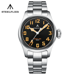 STEELFLIER Official SF740V New Quartz Wristwatch Super C3 Luminous 200M Waterproof VH31 Mute Movement Man Fashion Business Watch