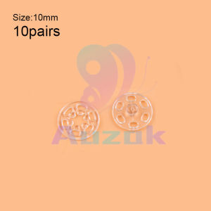 AUK. 10Pair Womens Shirt and Skirt Invisible Button Hidden Snap DIY Baby Clothes Small Buckle Accessory