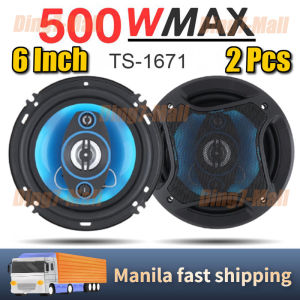 🇵🇭 500W Car Speaker 2pcs 6 Inch 12V Universal Dual Cone Coaxial Auto Audio Stereo Full Range Frequency Hifi Speakers
