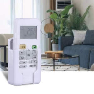 Máy điều hòa Giá đỡ tay cầm điều khiển Điều khiển từ xa chủ Giá ngăn tự dính phương tiện truyền thông lưu trữ Box trường hợp miễn phí Punch