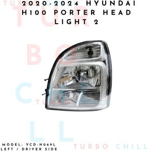 YCD-H069 2020-2024 HYUNDAI H100 PORTER HEAD LIGHT 2 (LH) WHITE