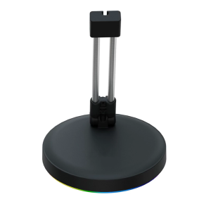 Mouse Cable Clip Holder Featuring Dynamic Color Illumination And Weighted Slip Proof Base Design For Esports Setups