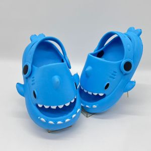 DX-502E Sandal Anak Laki Laki Karakter Ikan Paus Baby Shark / Sandal Selop Anak Cowok Tali Belakang Merek Dulux Size 20-25