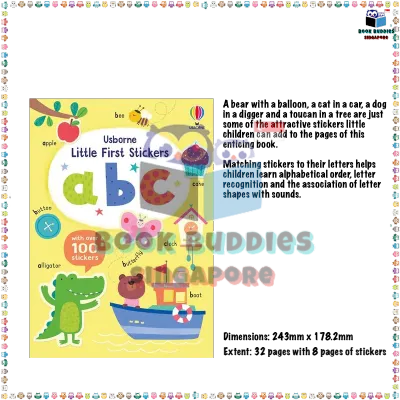 | Book Buddies 🇸🇬 | USBORNE First Little Sticker Book Compilation Children Activity Book Educational Learning | First Sticker Activity Books