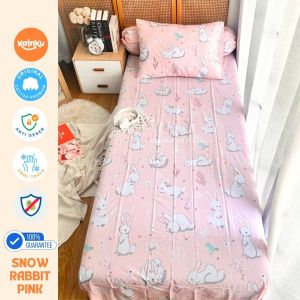 Sprei EXTRA King 200x200 tinggi 20cm Katun Original - Motif Minimalis Anti Geser