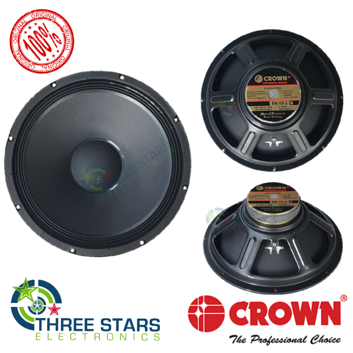 Instrumental Speaker Crown Subwoofer 15 Inch Price Crown P