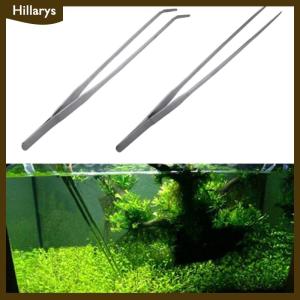 [Hillarys] สแตนเลสตู้ปลาแหนบคีมปลาถังโรงงาน aquascape Tools คลิป