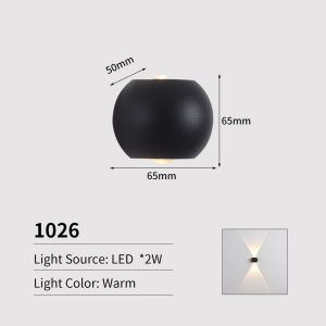 Lampu dinding & Sconces LED Wall Lamp lampu serambi moden lampu luar kalis air luar taman Led lampu hiasan laluan Yard 220v bekalan kuasa elektrik