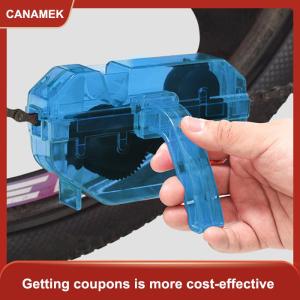 【CANAMEK】 Xách Tay Xe Đạp Chuỗi Cleaner Xe Đạp Bàn Chải Scrubber Công Cụ Rửa Leo Núi Đi Xe Đạp Làm Sạch Kit Ngoài Trời Phụ Kiện Chuỗi Làm Sạch