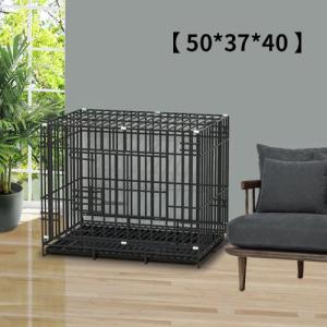 Foldable Dog Cage Pet Cage with Poop Tray Heavy Duty Dog cat cage crates thicken cage home for pet