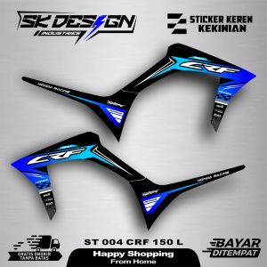 ST 004 Sticker Striping Motor HONDA CRF 150 L List Simpel Keren -Sudah Cutting -Tinggal Pasang -Anti Luntur