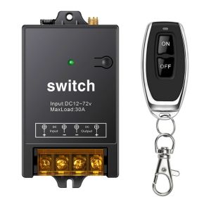 KAWAII BOX DC 12V-72V Remote Control Switch Micro Receive 433 Mhz Wireless Controller Remote Control Transmitter Convenient LED Lamp Controller Electric Appliance