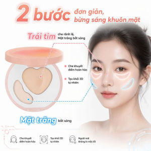 Bảng Phấn Highlight 3D Tự Nhiên/Phấn Tạo Khối Mũi Dễ Sử Dụng/Trang Điểm Hàng Ngày Cho Nam Nữ/Học Sinh
