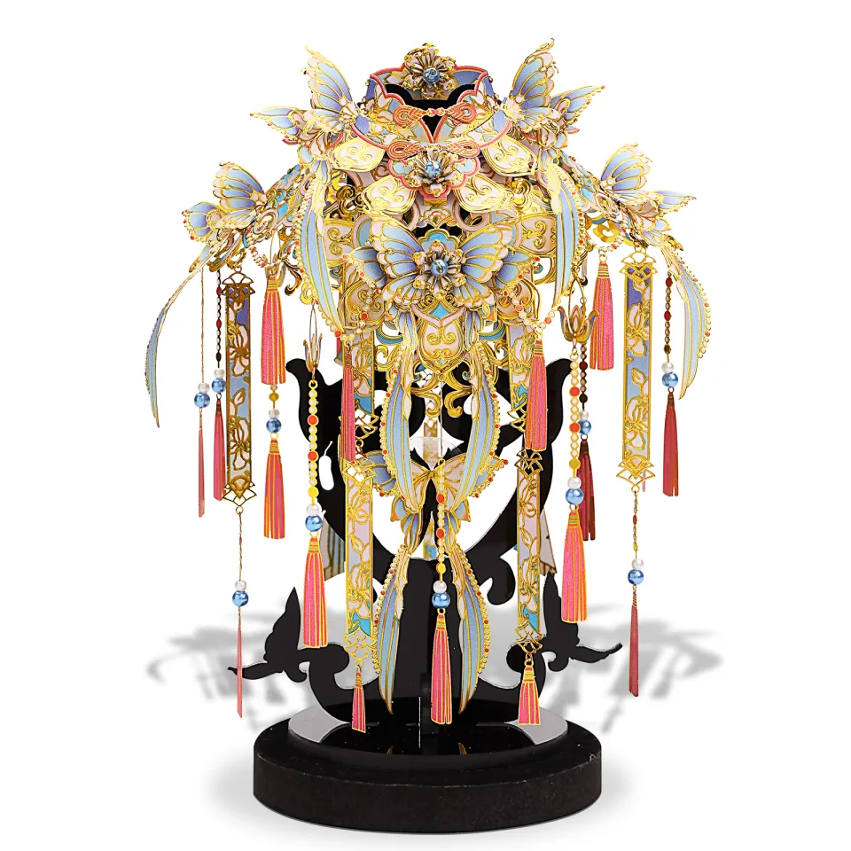 Pool Cue Rack Piececool 3D Metal Model Kit - Kinkaku-ji Golden