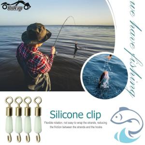 【New Arrival】 30x Fishing Hooks 8 Word Ocean Fishing Connector Ball Bearing Swivel Solid Rings