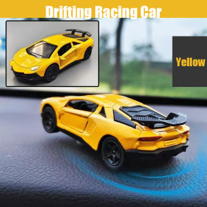 (local delivery) Kebidumei Sports Car Drift Rotating Ornaments Auto Dashboard Turning Racing Model Deco Car individuality Center Console Decoration Kit